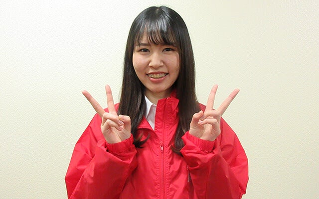 アルバイト前の少し緊張した様子の宮嶋さん