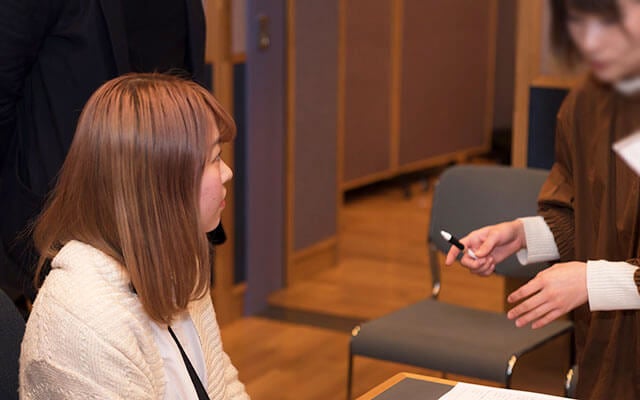 打ち合わせ中